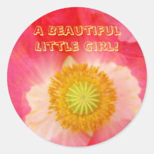 Beautiful Little Girl! stickers It's a Girl Baby
