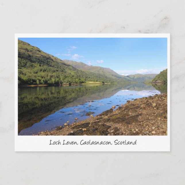 Beautiful Loch Leven View, Scotland Postcard (Front)