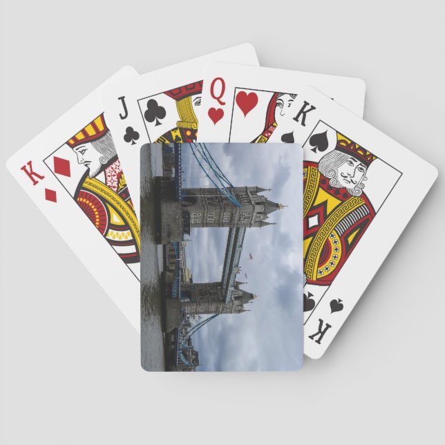 Beautiful London Bridge, England Playing Cards (Back)