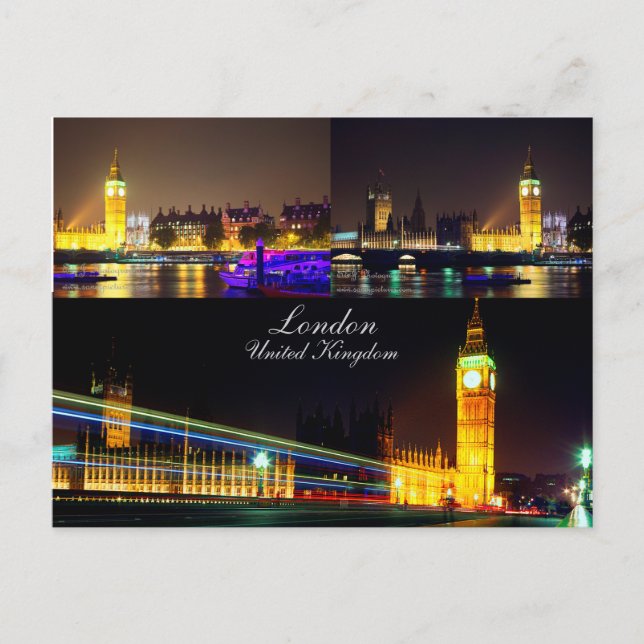 Beautiful London Postcard (Front)