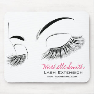 Beautiful long eyelashes Lash Extension Mouse Mat