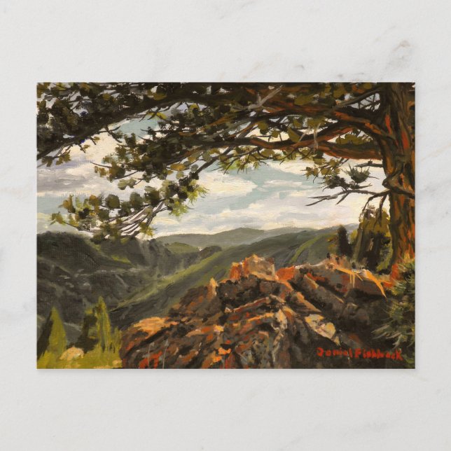Beautiful Lookout Mountain Colorado Landscape Postcard (Front)