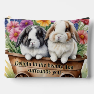 Beautiful Lop Bunny Rabbit Pretty Accessory Pouch