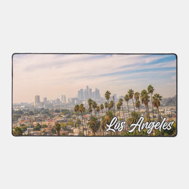 Beautiful Los Angeles, California, USA Desk Mat (Front)