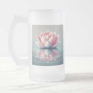 Beautiful lotus design mug