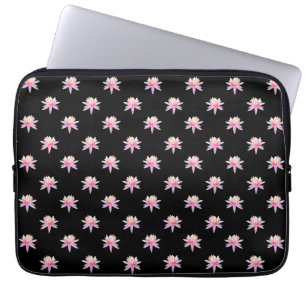 Beautiful Lotus Flower Cool Trendy Pattern Laptop Sleeve