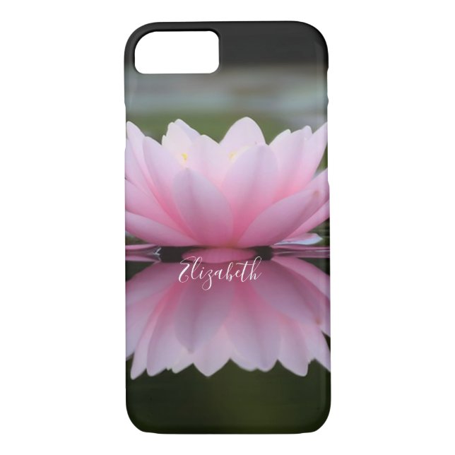 Beautiful Lotus Flower, Zen- Personalised Case-Mate iPhone Case (Back)