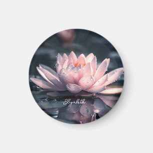 Beautiful Lotus Lake Magnet