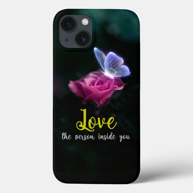 Beautiful Love quote I-phone case (Back)