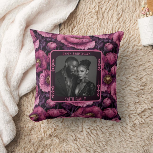 Beautiful Lovebird Marriage Throw Pillow  (Blanket)