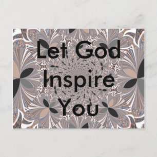 Beautiful lovely ash grey kaleidoscope seamless  postcard