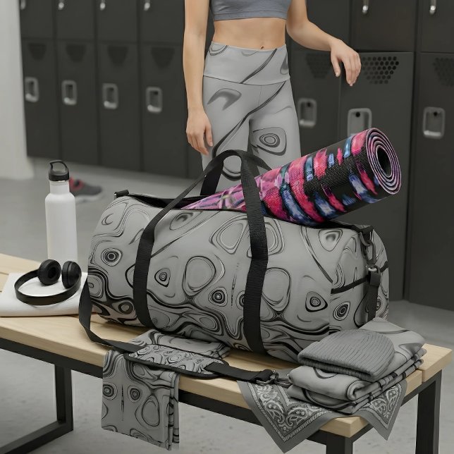  Beautiful Lovely Ash Grey Texture Colour Art Prin Capri Leggings (Efficiency meets elegance. Our Ash Gray set is designed for a high-achieving Muse style or wellness.)