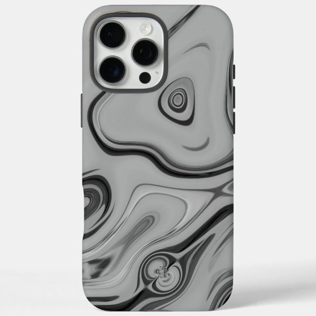  Beautiful Lovely Ash Grey Texture Colour Art Prin Case-Mate iPhone Case (Back)