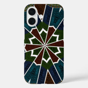 Beautiful Lovely Asia Trendy Sari Abstract Pattern iPhone 16 Case