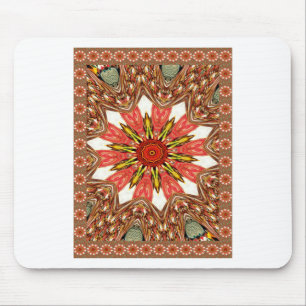 Beautiful Lovely Asian traditional edgy pattern Mouse Mat