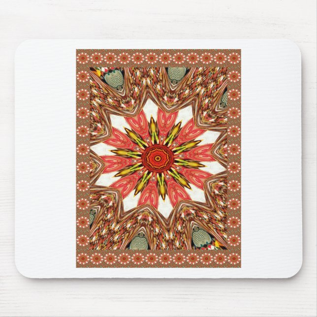 Beautiful Lovely Asian  traditional edgy pattern Mouse Mat (Front)