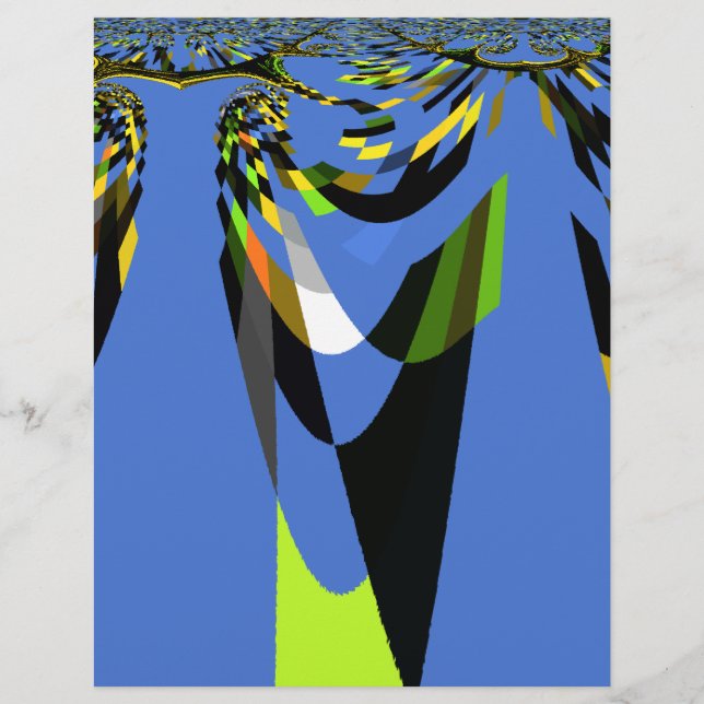 Beautiful Lovely Blue Seamless vector lovely art  (Front)