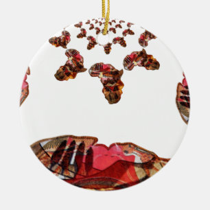Beautiful Lovely Colours Ceramic Tree Decoration