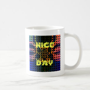 Beautiful Lovely Have a Nice Day Text Print vector Coffee Mug
