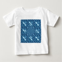Beautiful Lovely Iridescent blue. pattern seamless