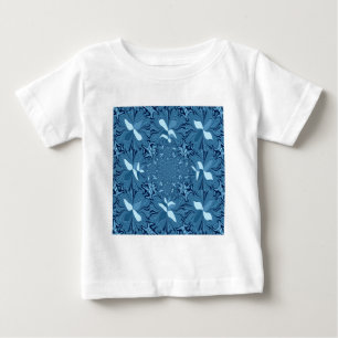 Beautiful Lovely Iridescent blue. pattern seamless Baby T-Shirt