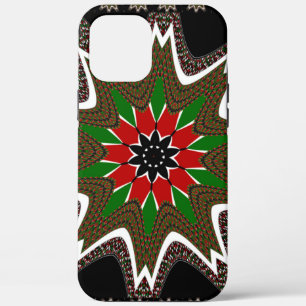 Beautiful Lovely Kenya Cultural Motif Geometrical  iPhone 12 Pro Max Case