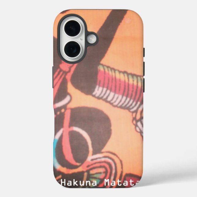 Beautiful Lovely Kenya Maasai Hakuna Matata Case-Mate iPhone Case (Back)