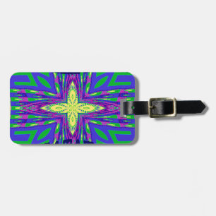 Beautiful Lovely Mombasa Kanga Hakunamatata Tribal Luggage Tag