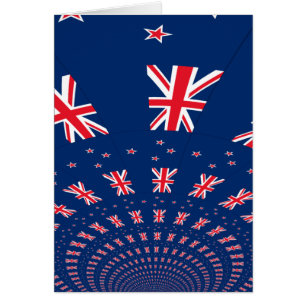 Beautiful Lovely New Zealand National Flag Colours