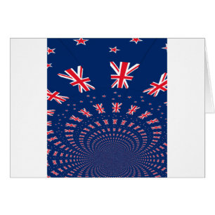 Beautiful Lovely New Zealand National Flag Colours