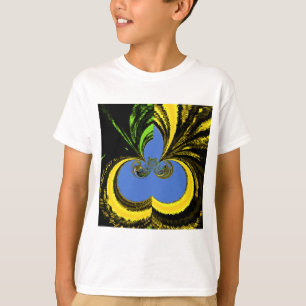 Beautiful Lovely South African Yellow and Blue Art T-Shirt