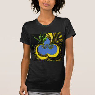 Beautiful Lovely South African Yellow and Blue Art T-Shirt