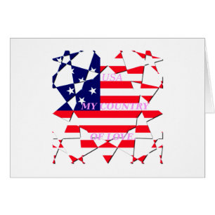Beautiful Lovely USA Flag Motif design