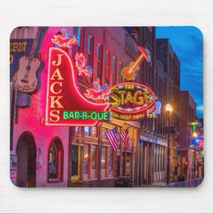 Beautiful Lower Downtown Nashville Tennessee Mouse Mat