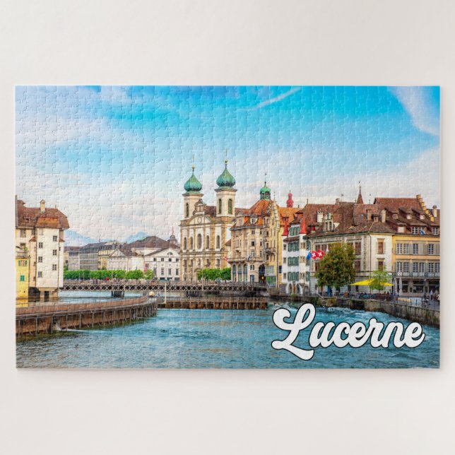 Beautiful Lucerne, Switzerland Jigsaw Puzzle (Horizontal)