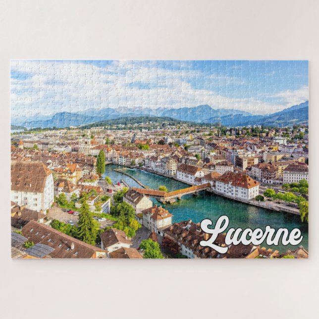 Beautiful Lucerne, Switzerland Jigsaw Puzzle (Horizontal)