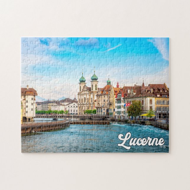 Beautiful Lucerne, Switzerland Jigsaw Puzzle (Horizontal)