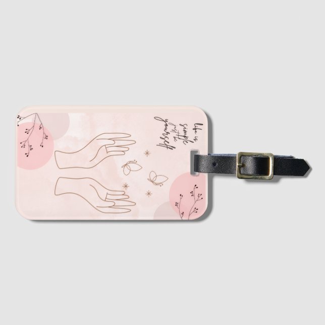 beautiful luggage tag (Front Horizontal)