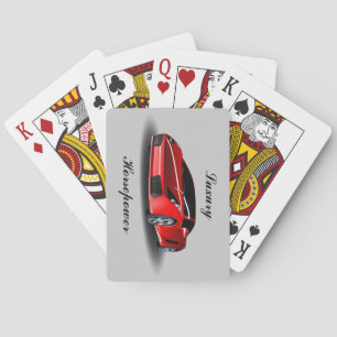 Beautiful Luxury Sports Car Deck of Playing Cards