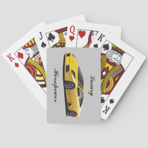 Beautiful Luxury Sports Car Deck of Playing Cards