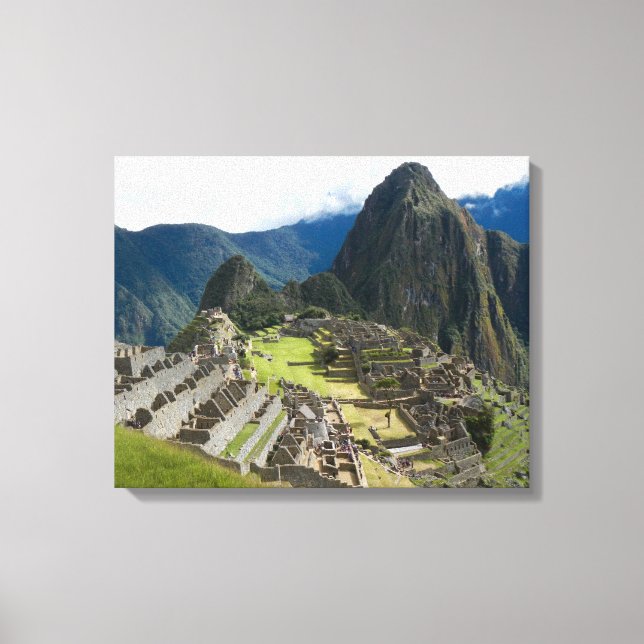 Beautiful Machu Picchu Canvas Print (Front)