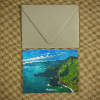 Beautiful Madeira Coastal View Oil Paint