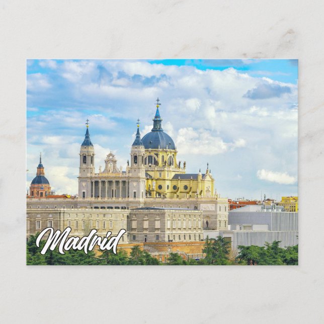 Beautiful Madrid, Spain Postcard (Front)