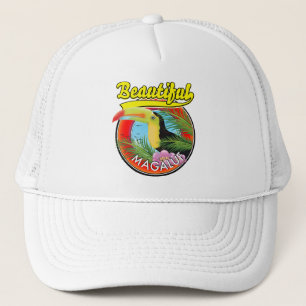 Beautiful Magaluf, toucan logo  Trucker Hat