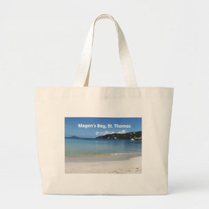 Beautiful Magen's Bay, St. Thomas Large Tote Bag