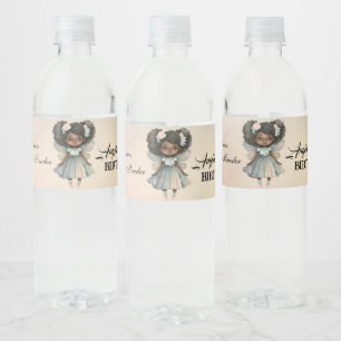 Beautiful Magical Fairy Birthday Water Bottle Label