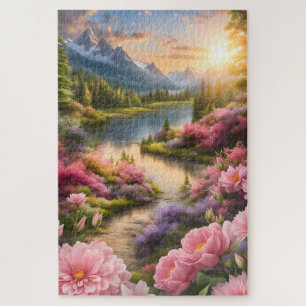 Beautiful Magical Flowers Jigsaw Puzzle
