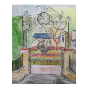 Beautiful Magical Garden Poster