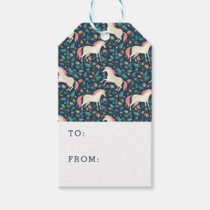 Beautiful Magical Unicorn Pattern Gift Tags
