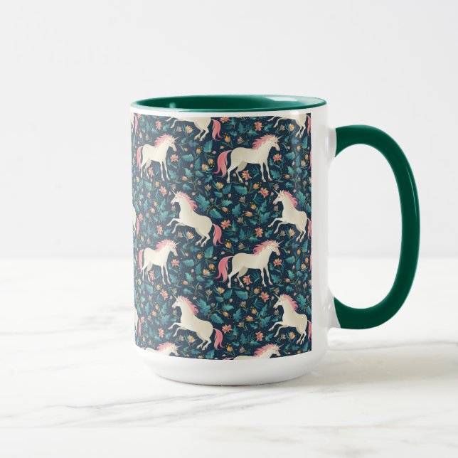 Beautiful Magical Unicorn Pattern Mug (Right)